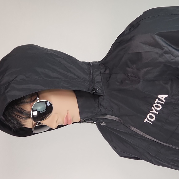 TOYOTA Windbreaker w/ removable hood by Port Authority Size S - Picture 3 of 17
